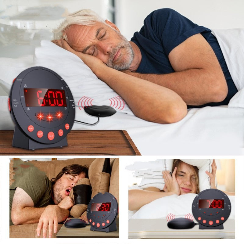 Loud Vibrating Alarm Clock with Bed Shaker