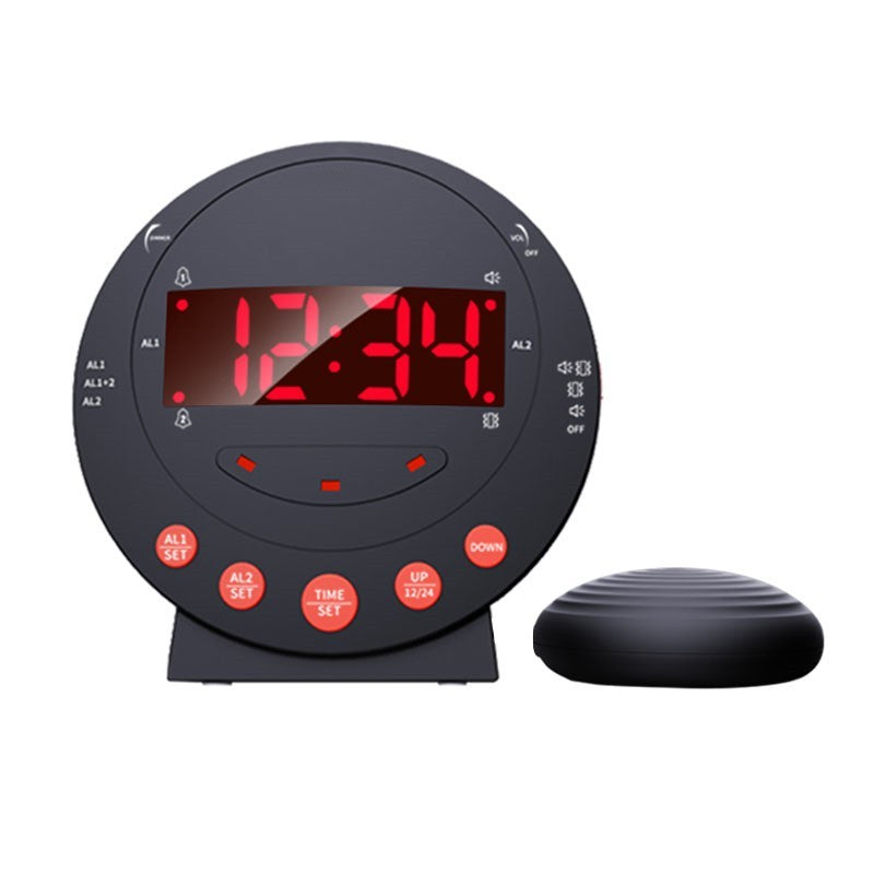 Loud Vibrating Alarm Clock with Bed Shaker